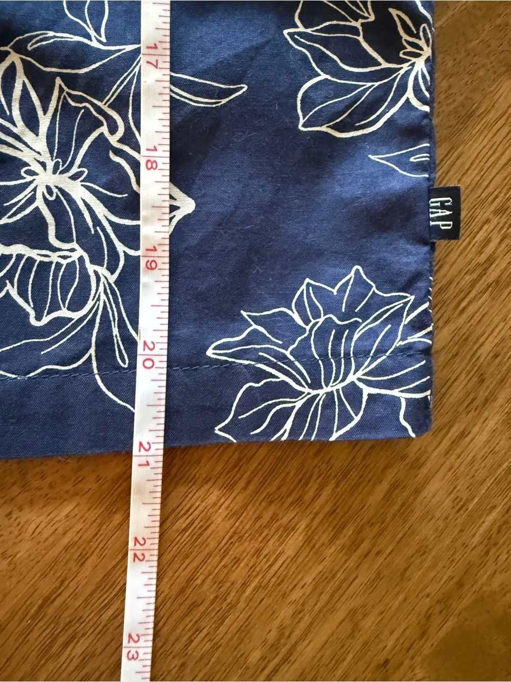 Gap Boys Short Sleeve Button Down Floral Shirt, 8